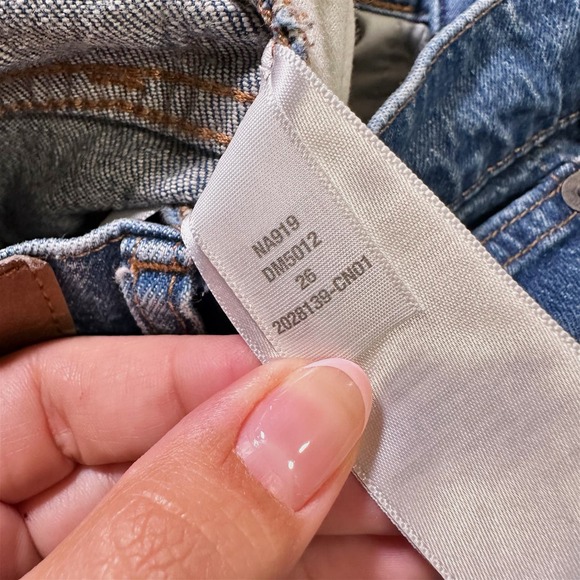 Madewell The Perfect Vintage Jeans Medium Blue Wash Women 26 - Picture 7 of 10